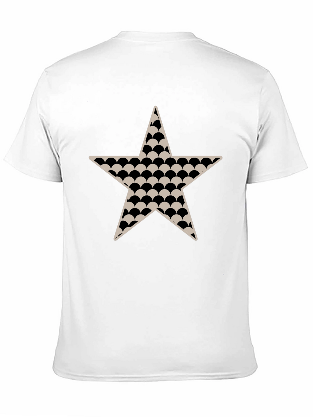 Black Star Patterned T-Shirt