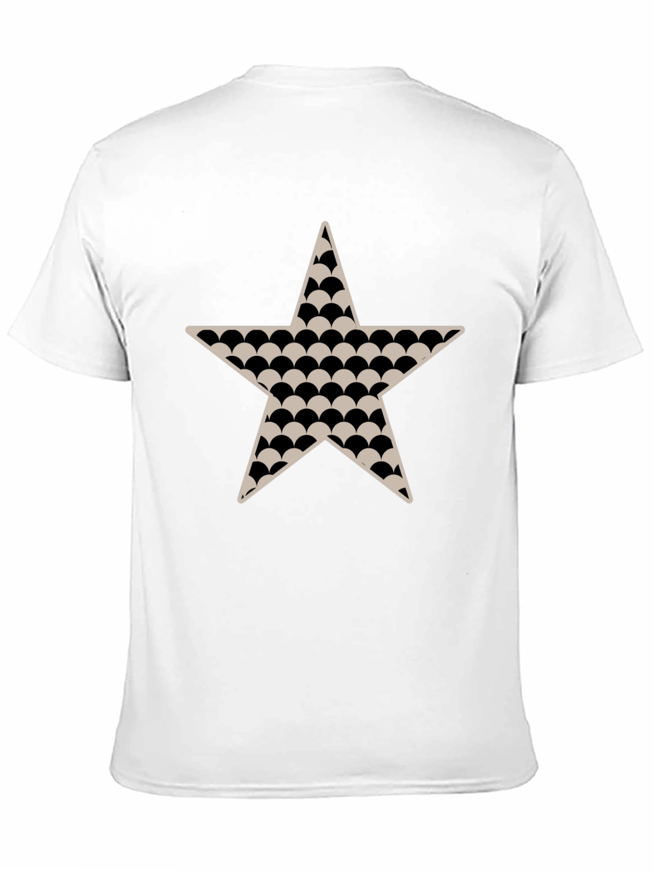 Black Star Patterned T-Shirt