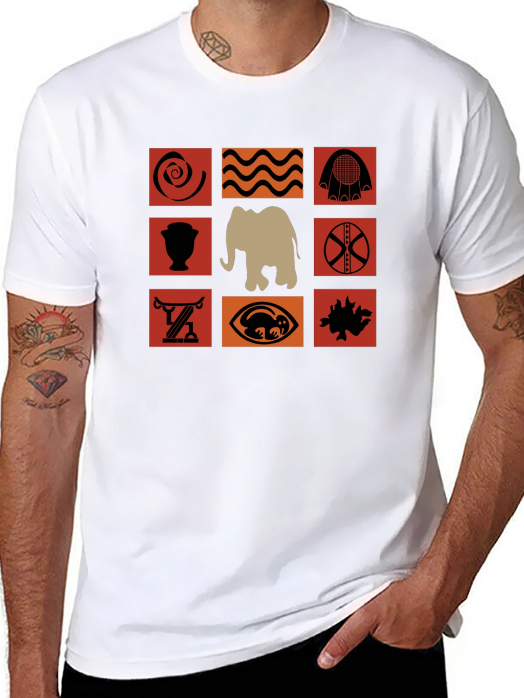 African Motif T-Shirt