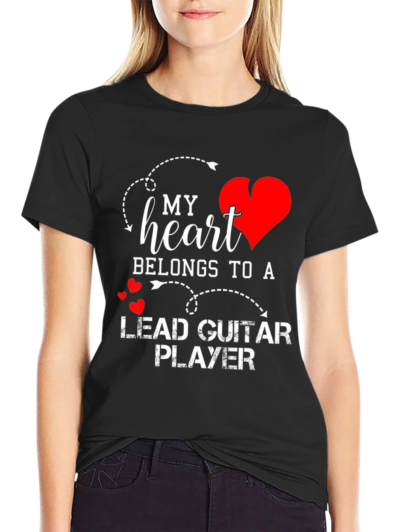 My Heart Belongs to a Lead Guitar Player T-Shirt