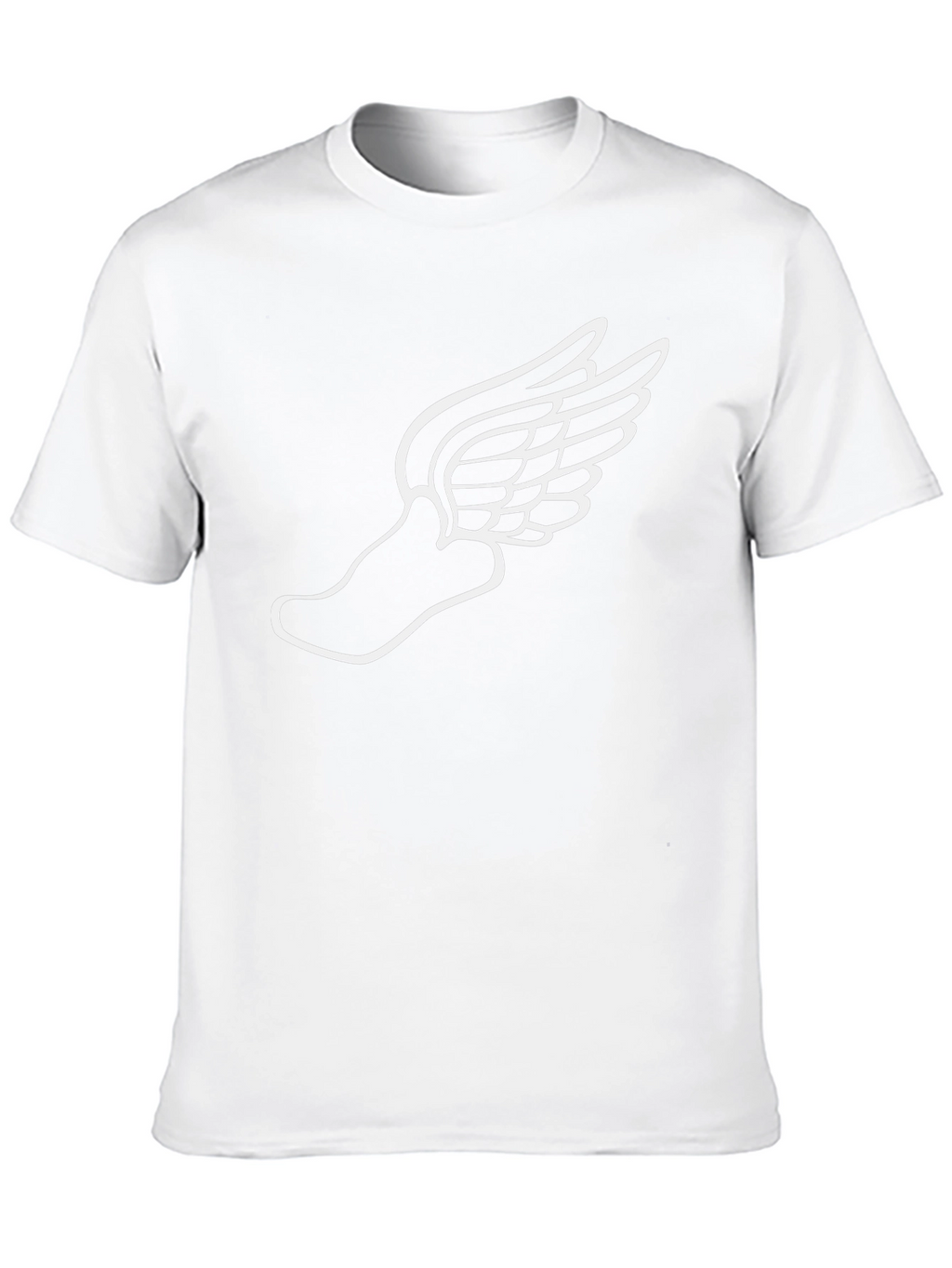 Winged Shoe Black T-Shirt