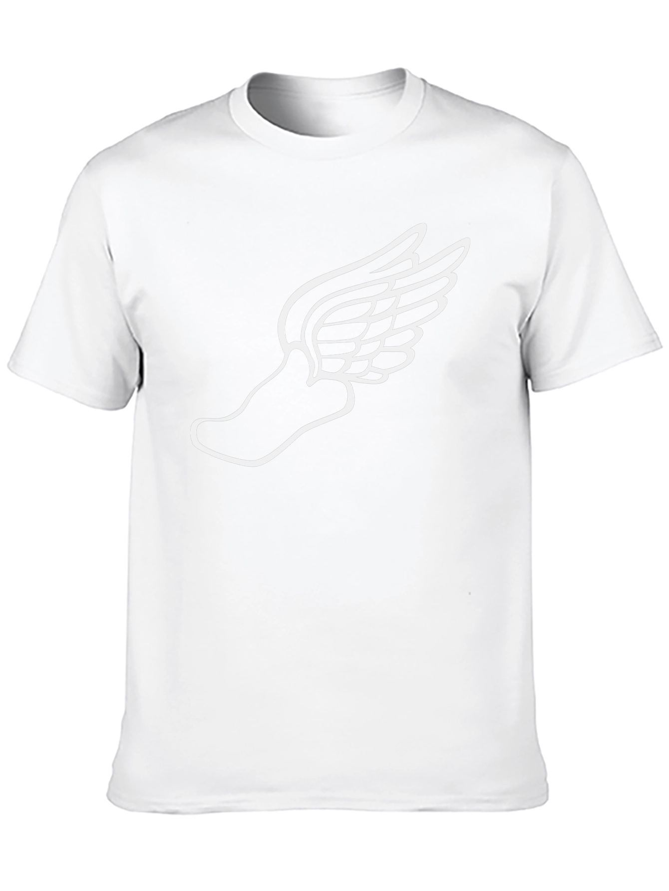 Winged Shoe Black T-Shirt
