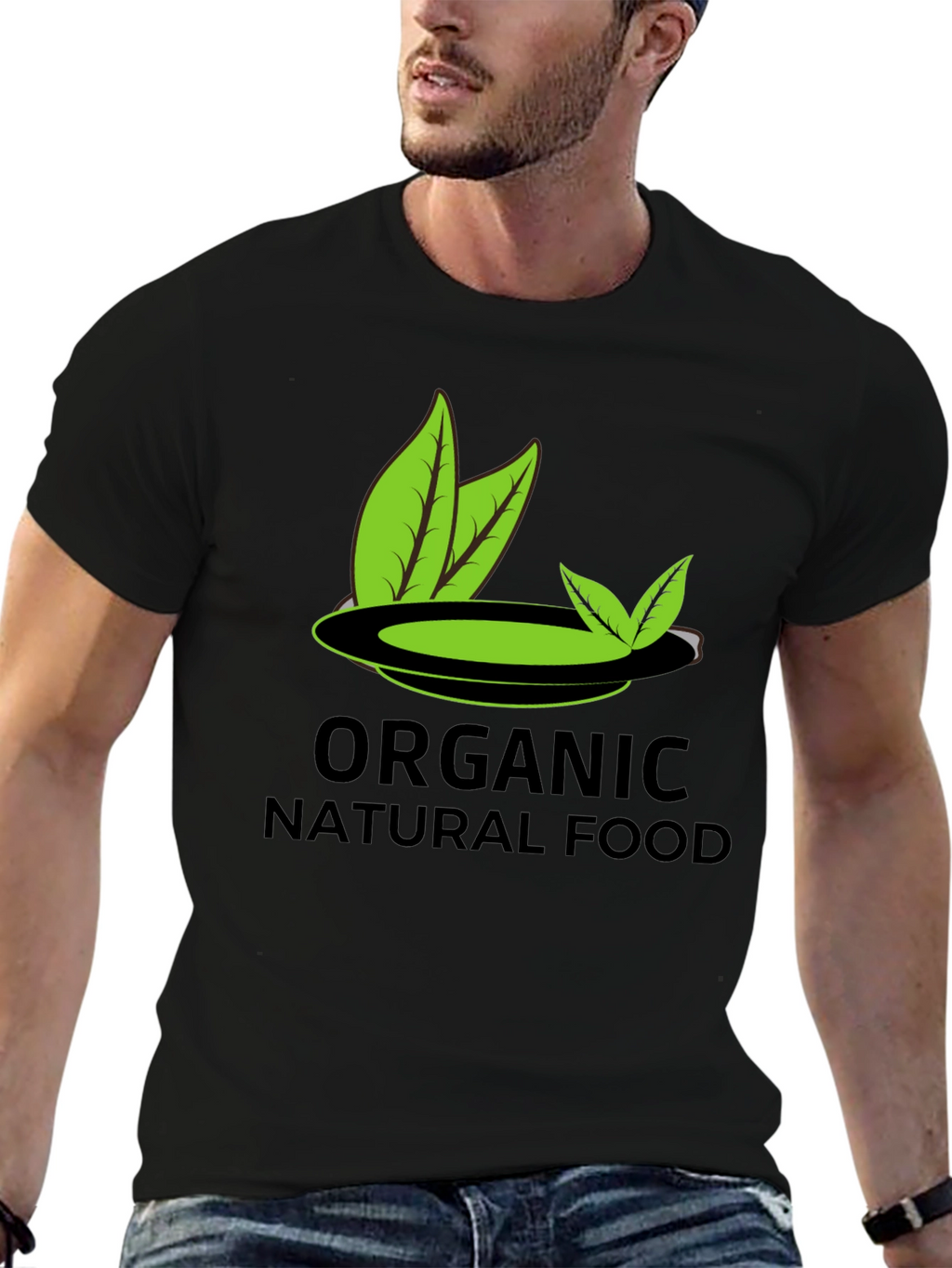 Organic Natural Food Graphic T-Shirt