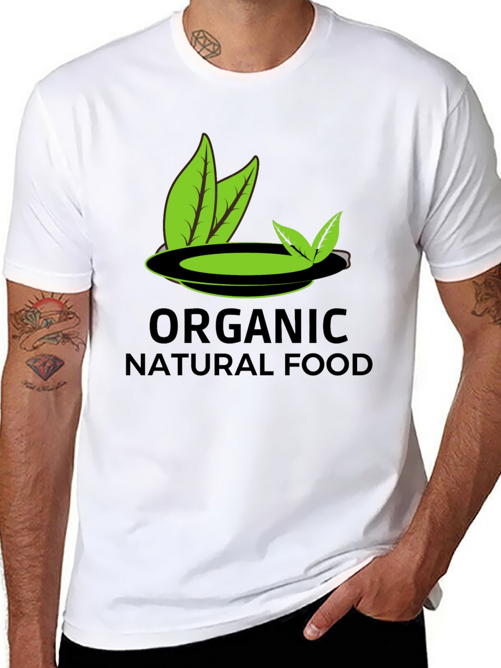 Organic Natural Food Graphic T-Shirt
