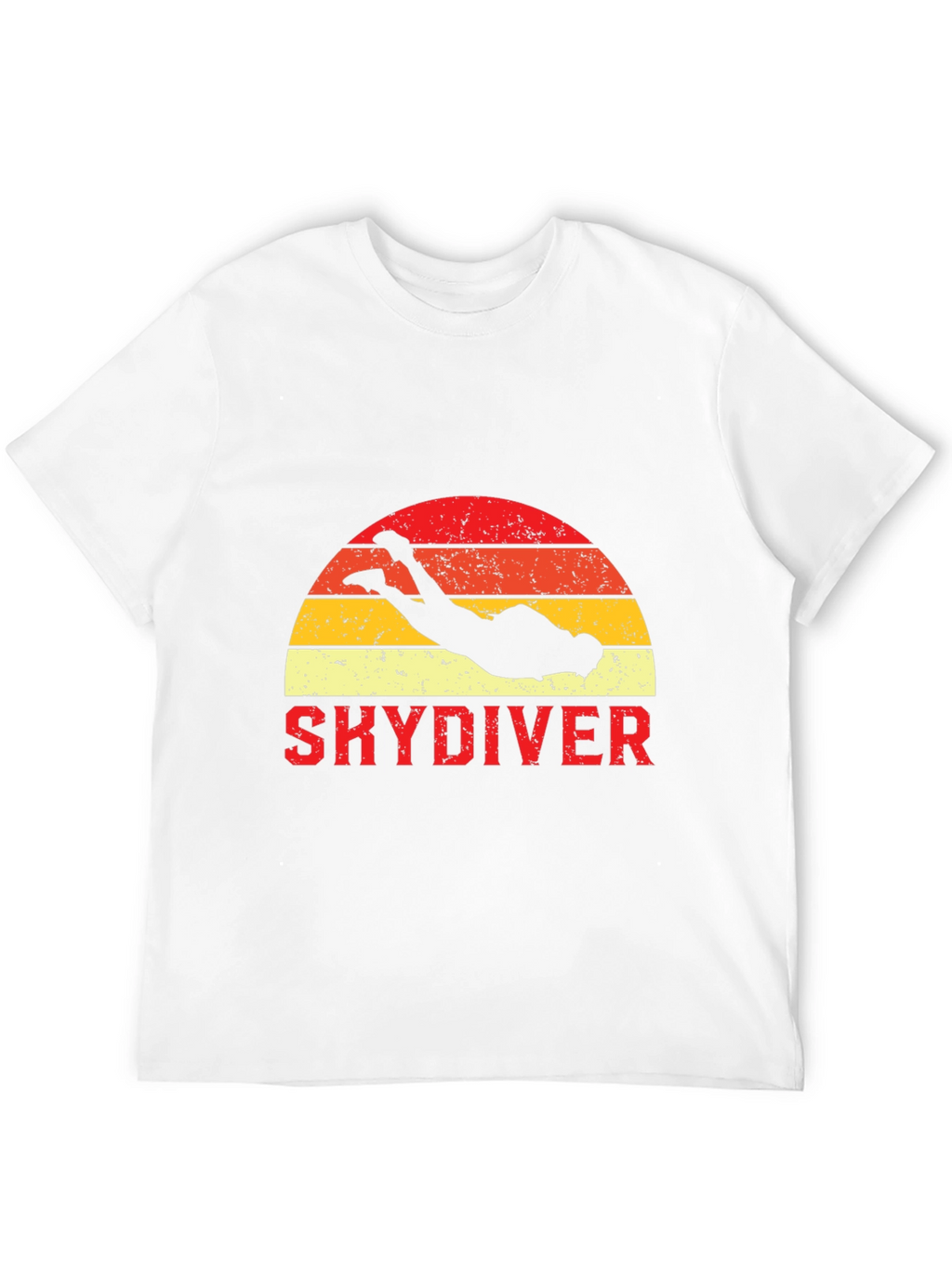 Skydiving Retro Sunset T-Shirt