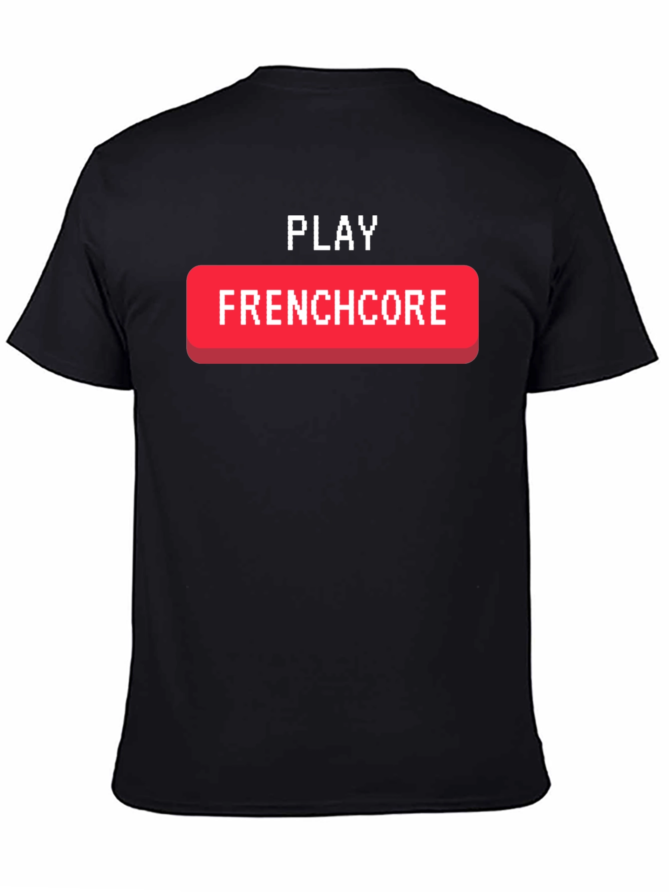 Play Frenchcore Graphic Tee - Black Short Sleeve T-Shirt