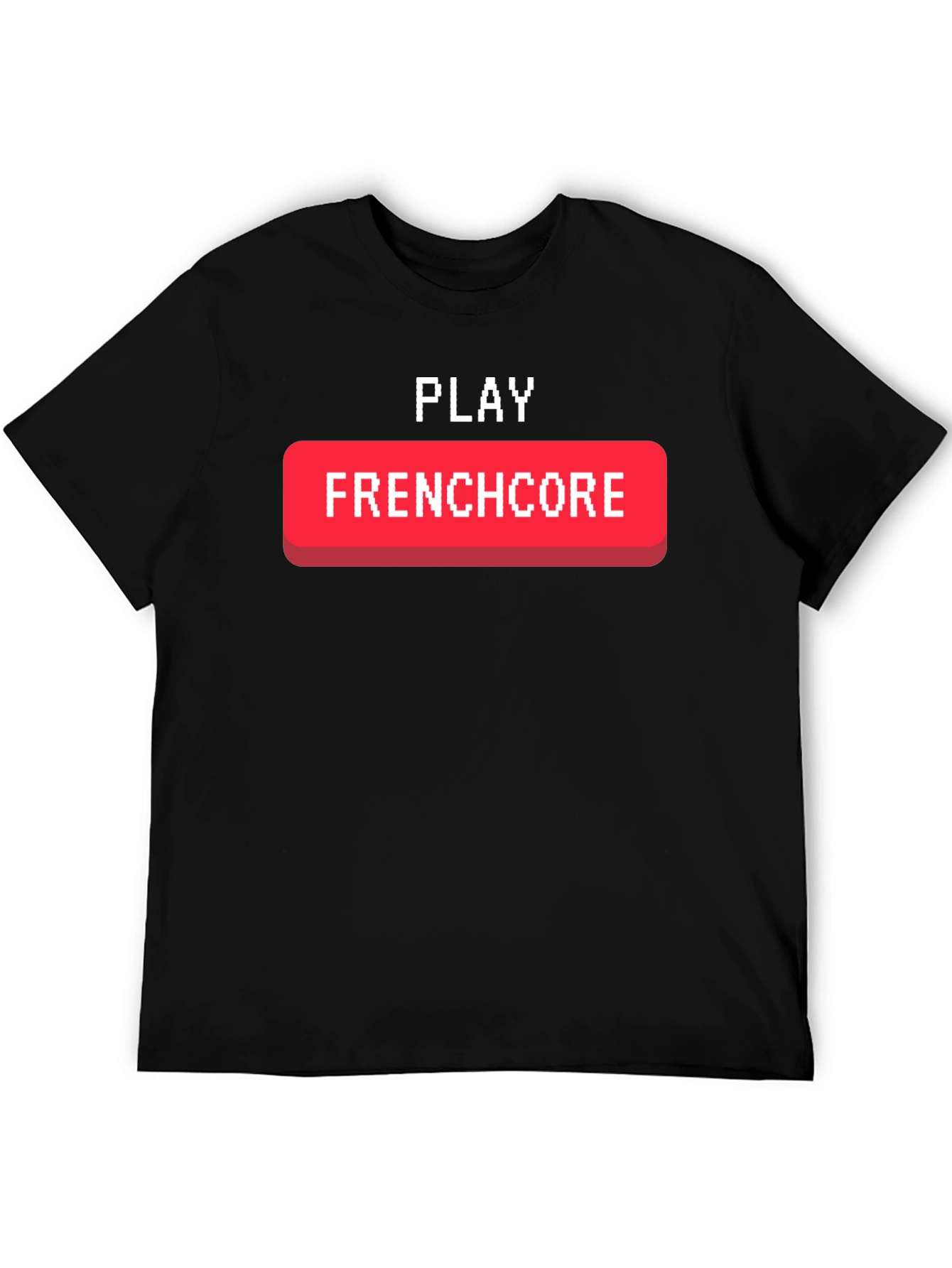 Play Frenchcore Graphic Tee - Black Short Sleeve T-Shirt