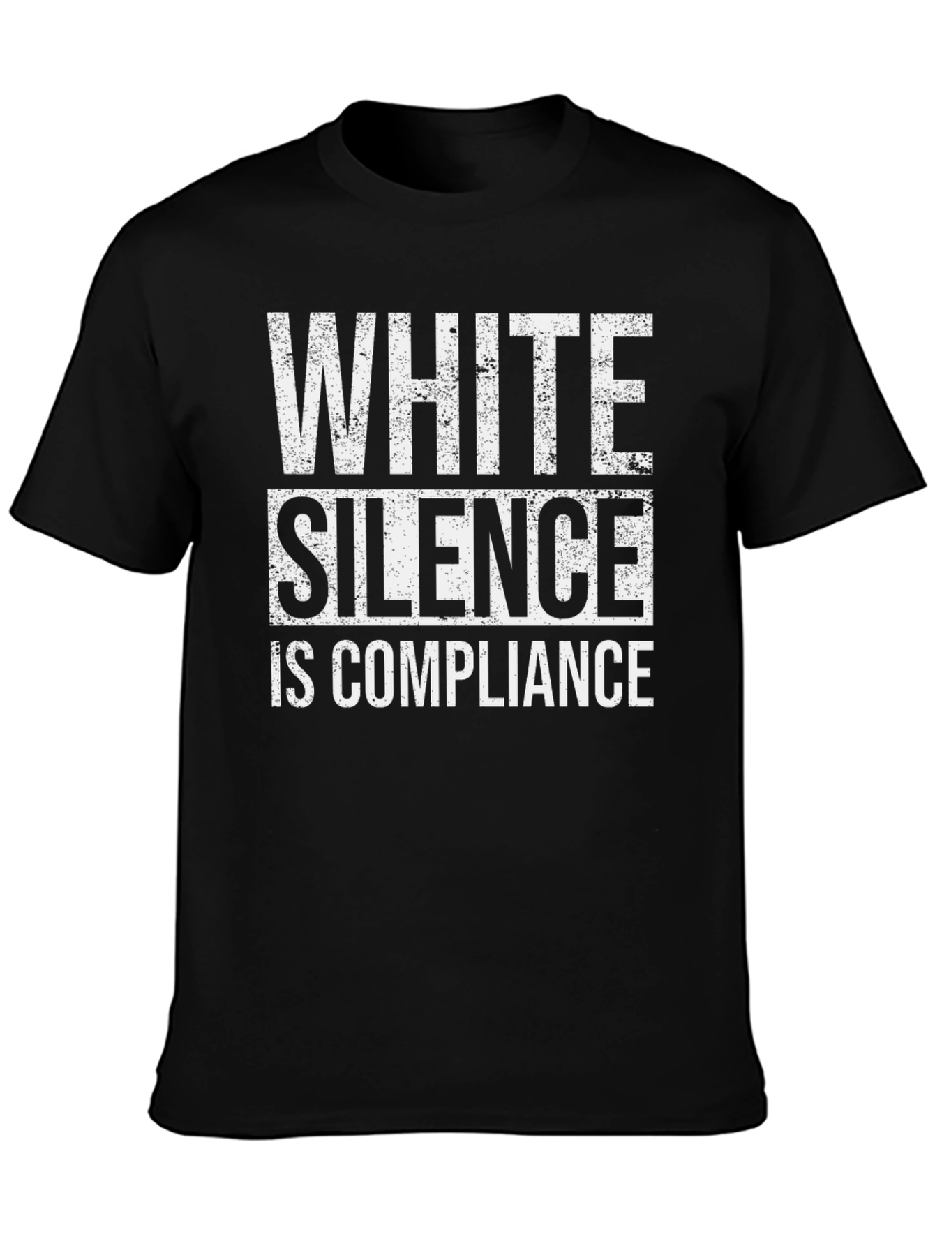 White Silence is Compliance T-Shirt