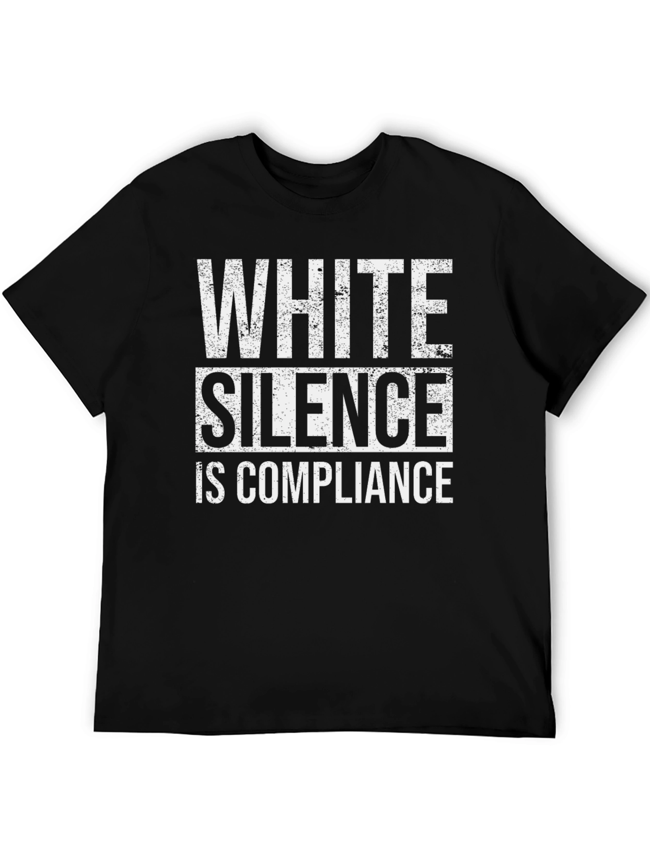 White Silence is Compliance T-Shirt