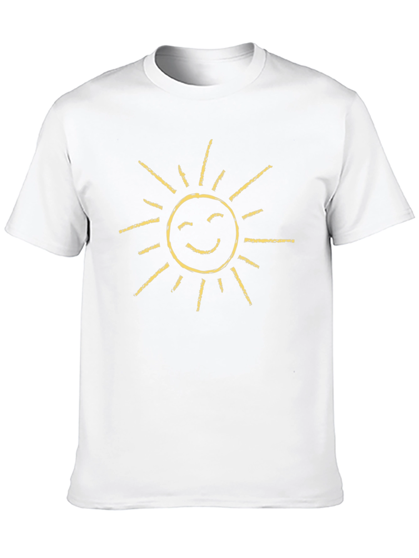 Sunshine Graphic Tee - Black Casual T-Shirt
