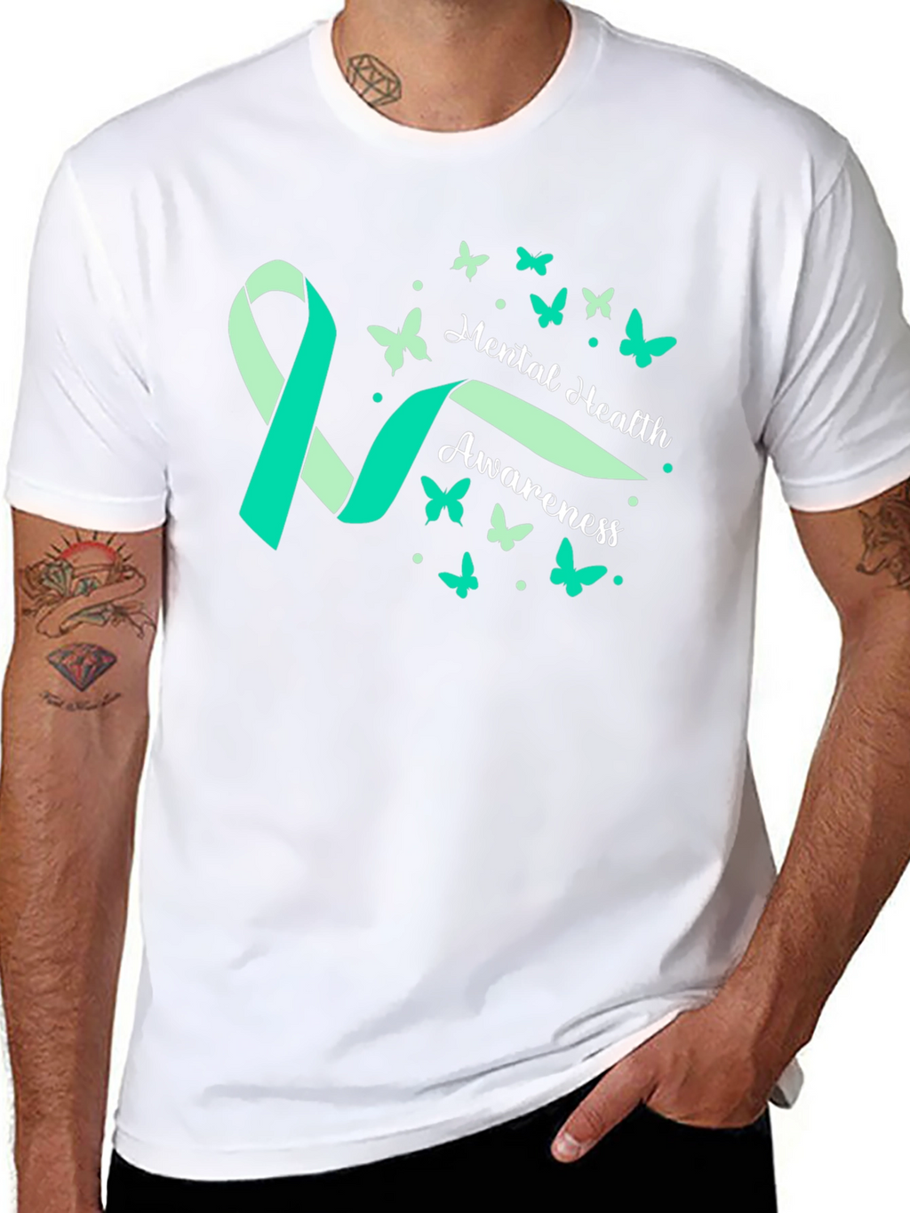 Mental Health Awareness Ribbon T-Shirt