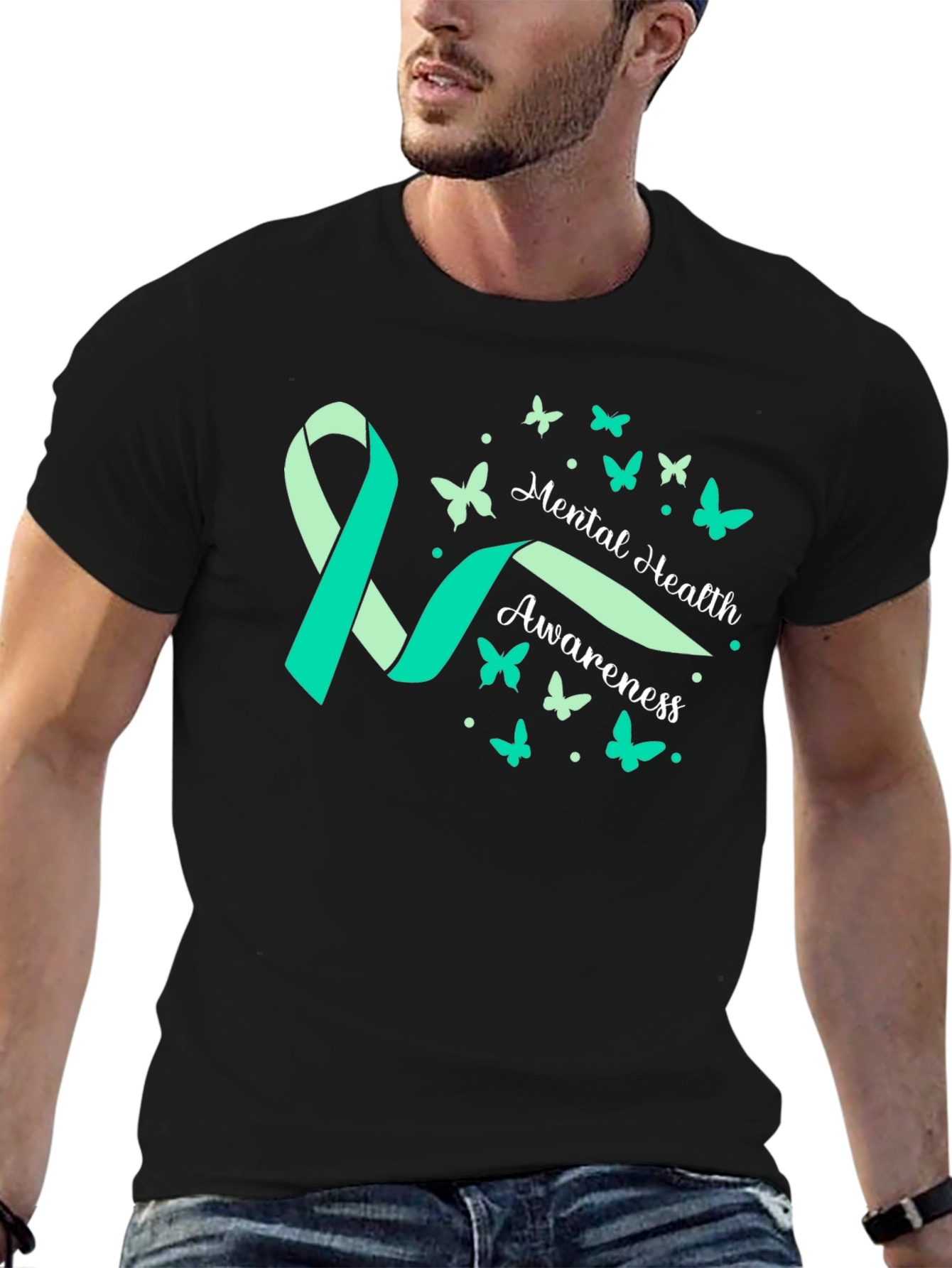 Mental Health Awareness Ribbon T-Shirt