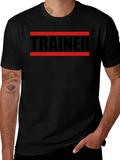 Trainer Graphic T-Shirt Gym Fitness Tee