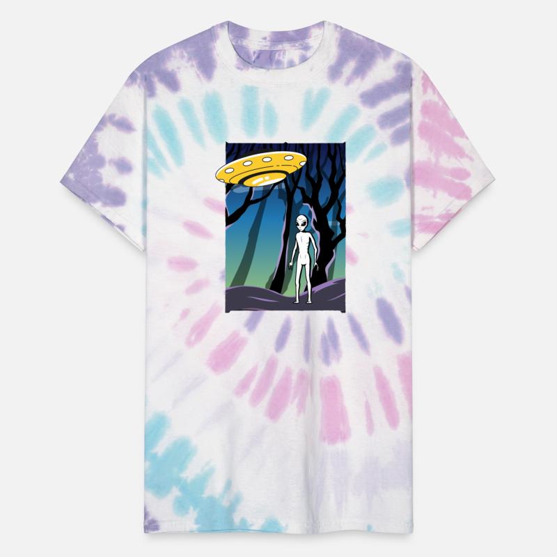 UFO alien funny cute flying spaceship astronaut