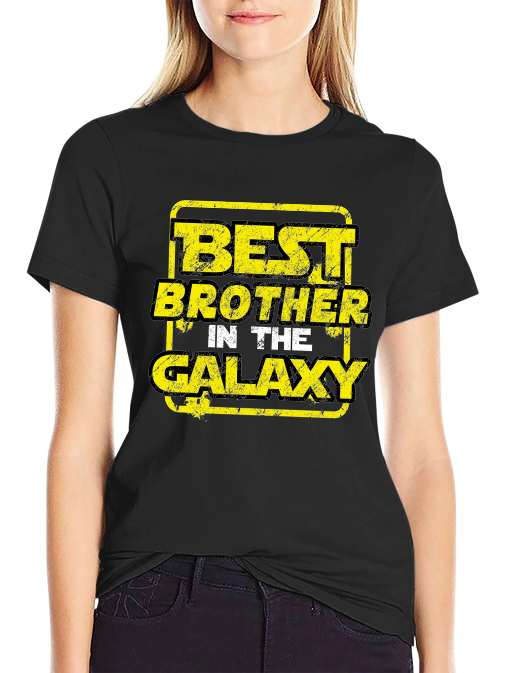 Best Brother in the Galaxy Black T-Shirt
