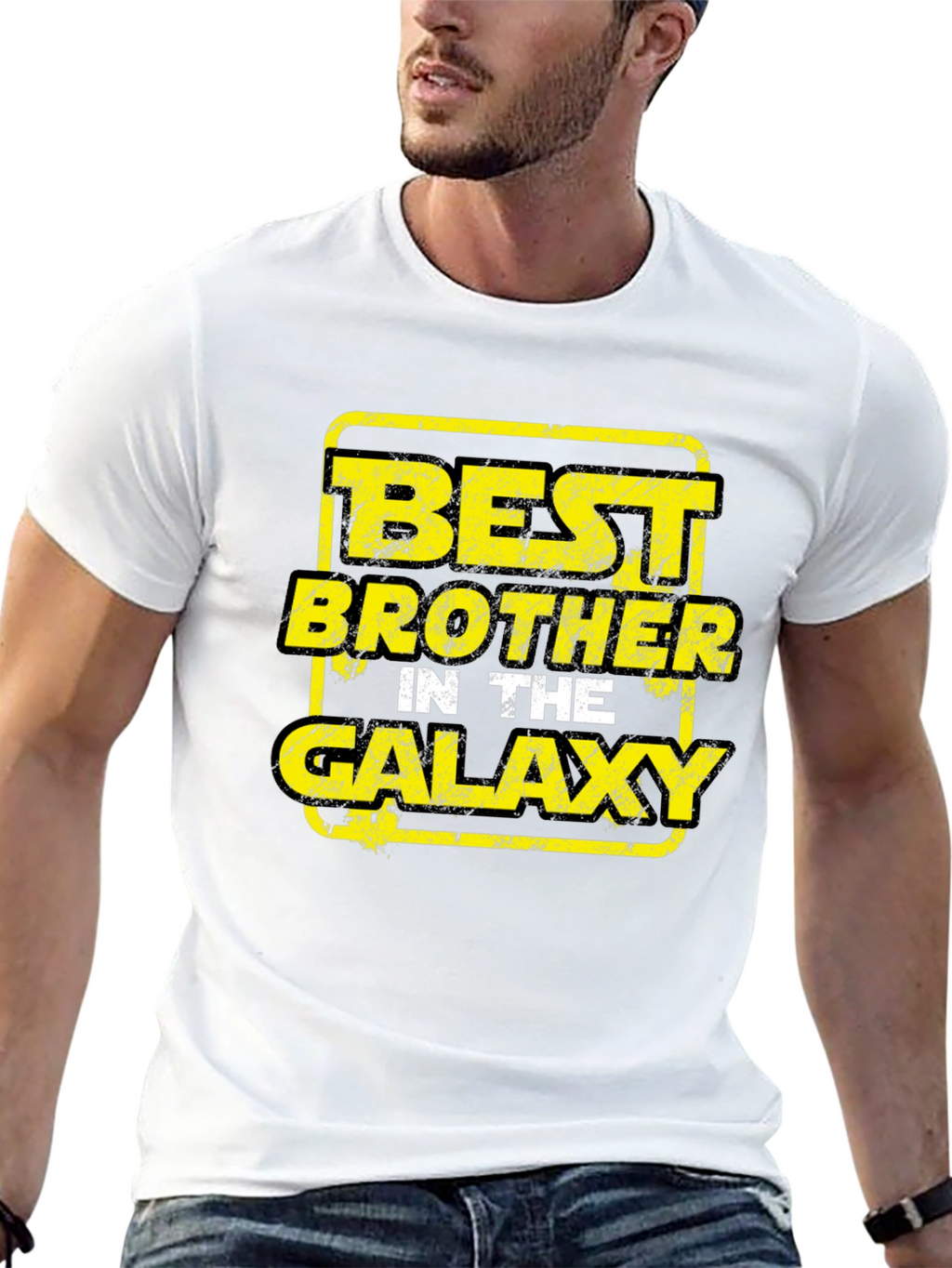 Best Brother in the Galaxy Black T-Shirt