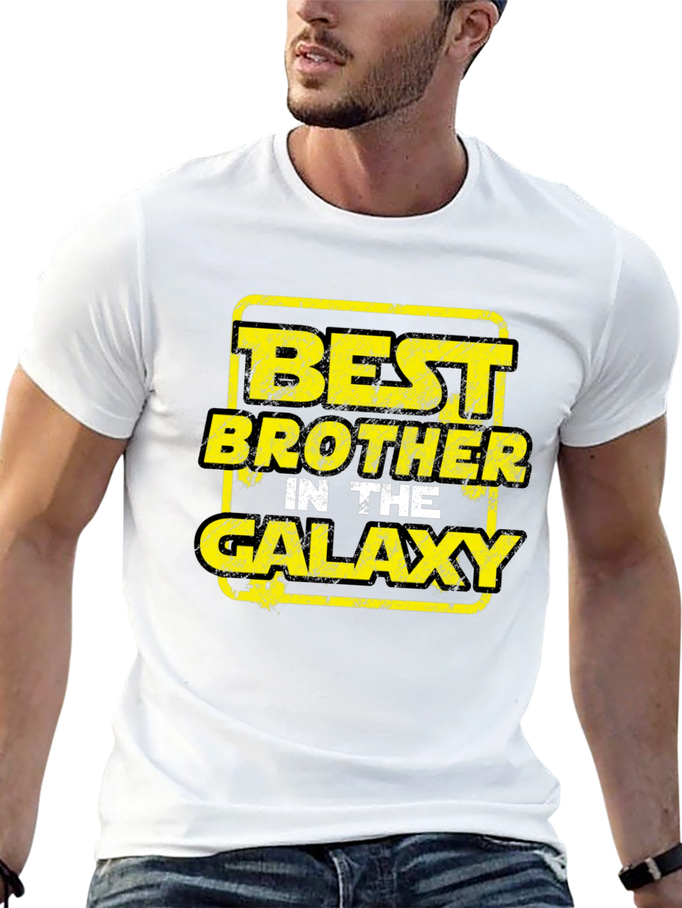 Best Brother in the Galaxy Black T-Shirt