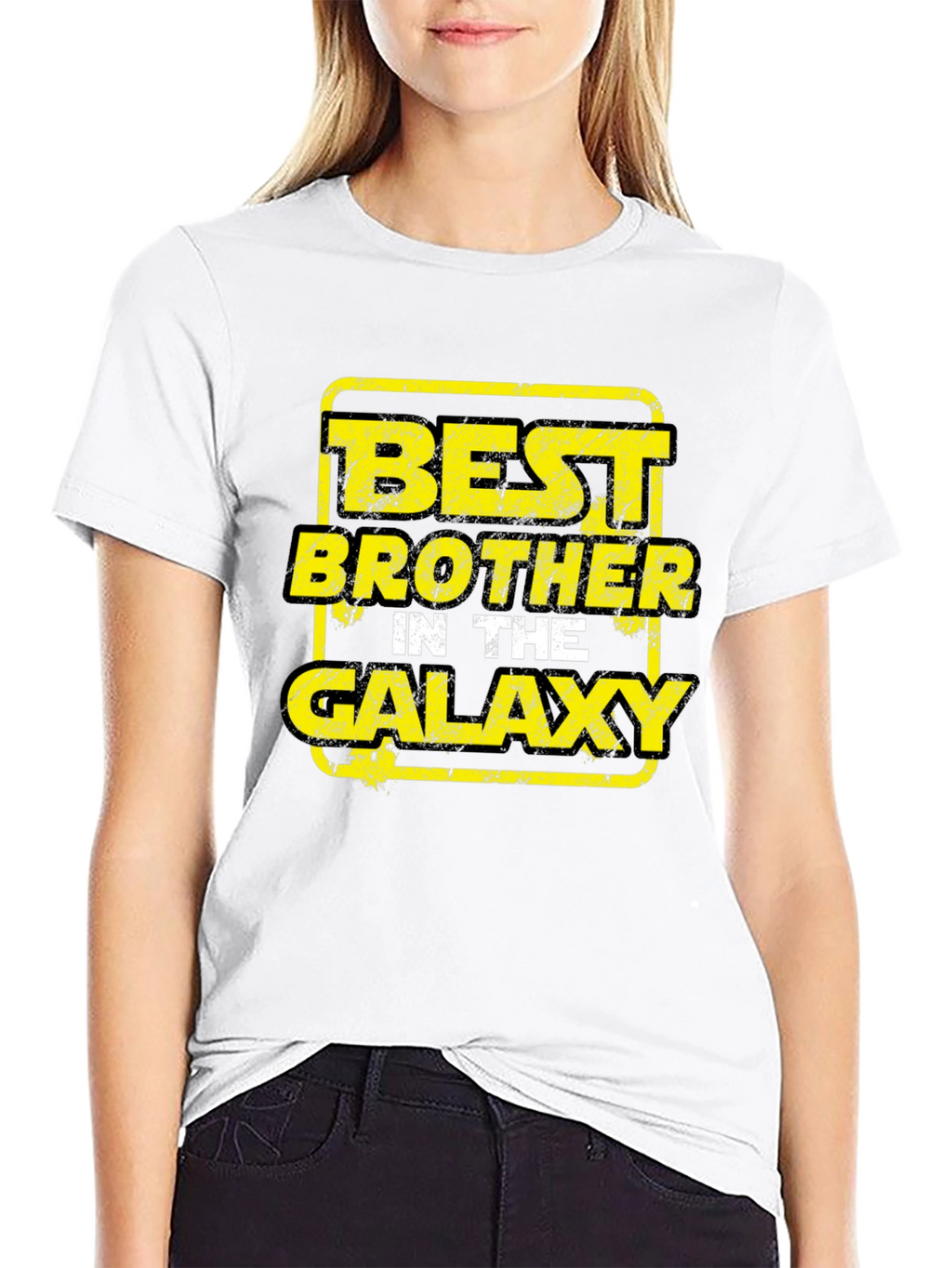 Best Brother in the Galaxy Black T-Shirt
