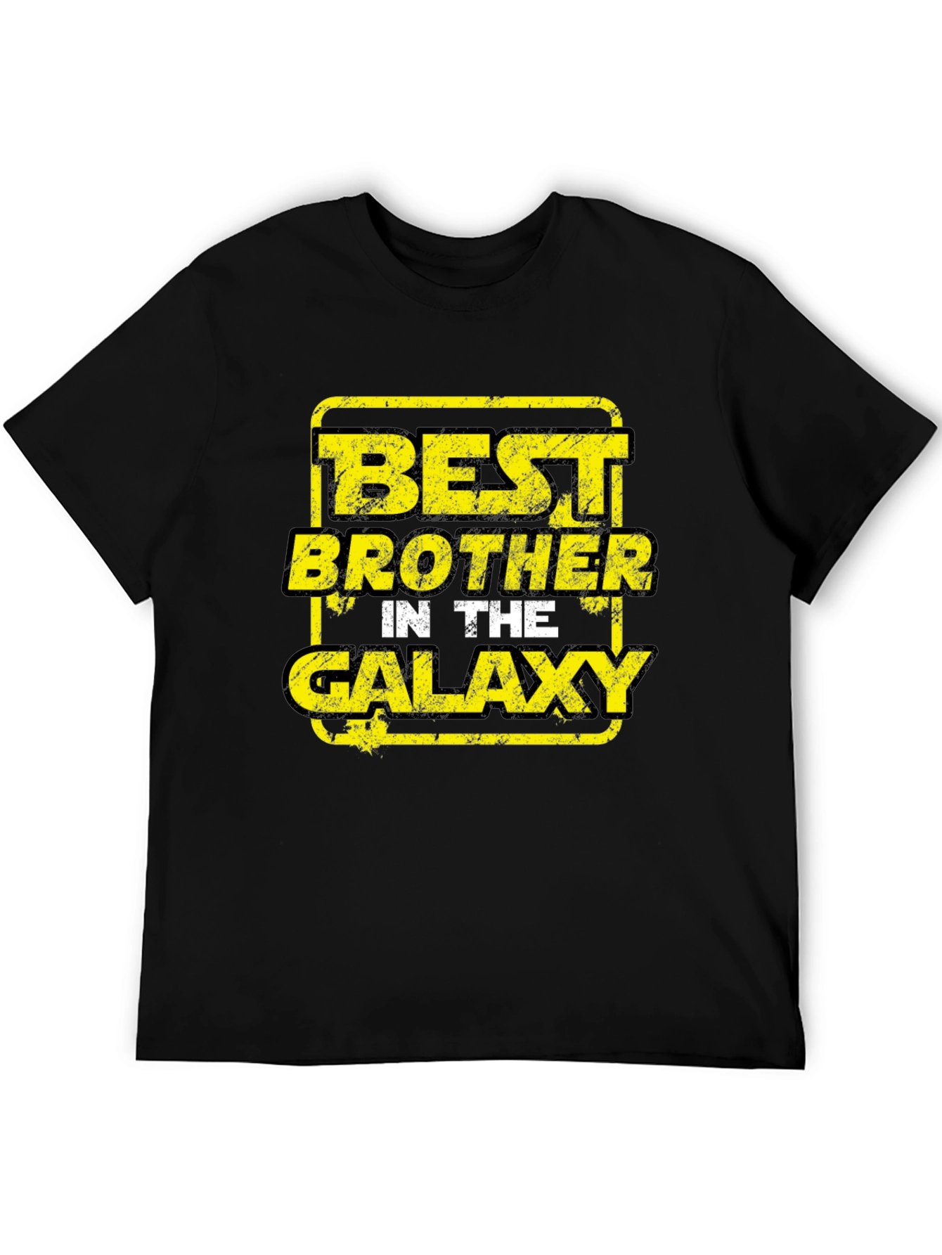 Best Brother in the Galaxy Black T-Shirt