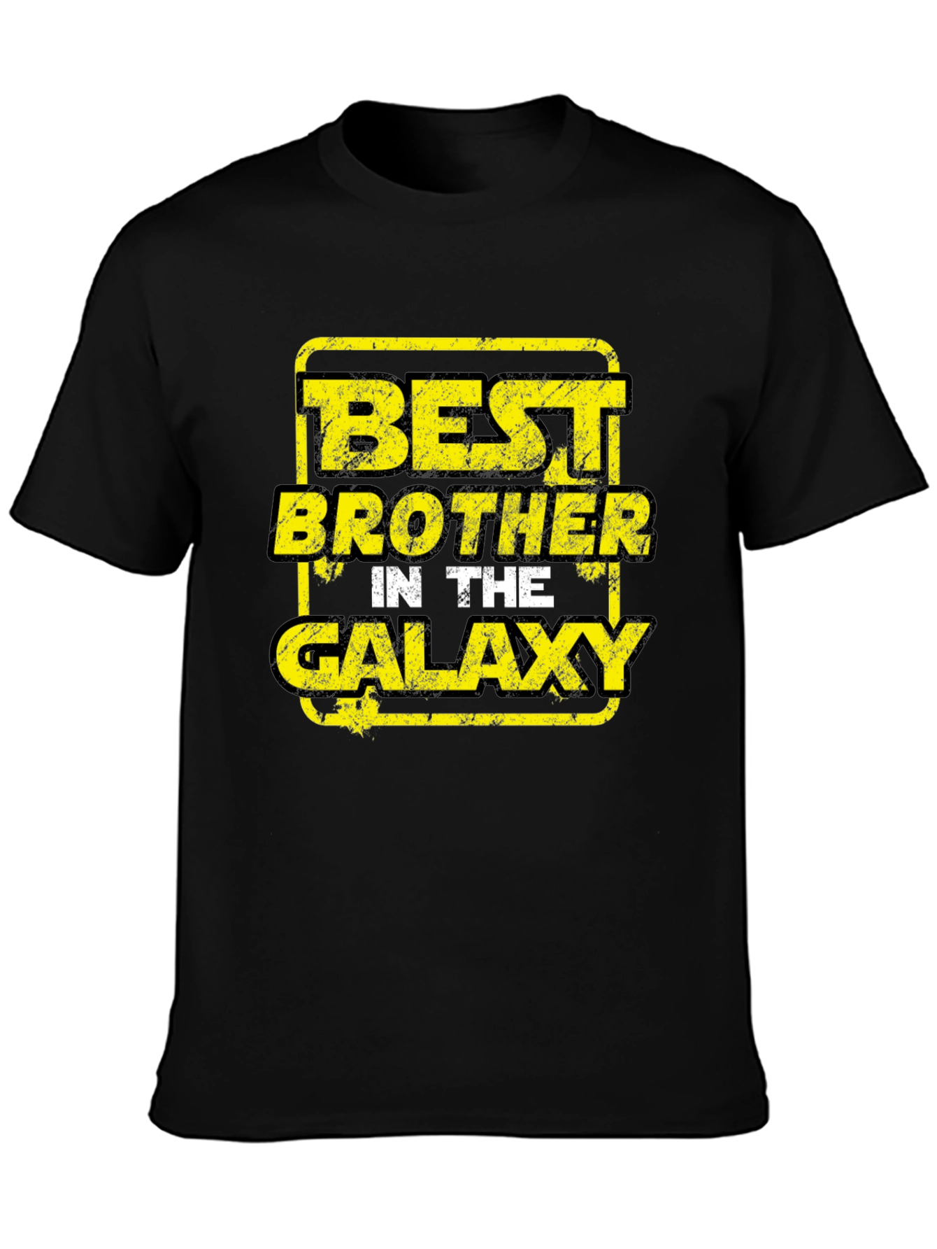 Best Brother in the Galaxy Black T-Shirt