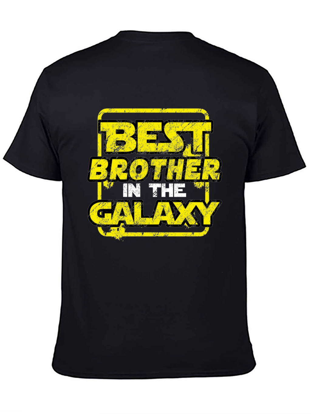 Best Brother in the Galaxy Black T-Shirt