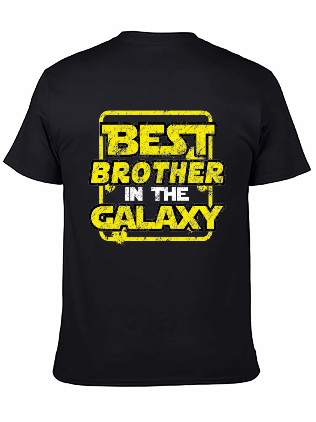 Best Brother in the Galaxy Black T-Shirt