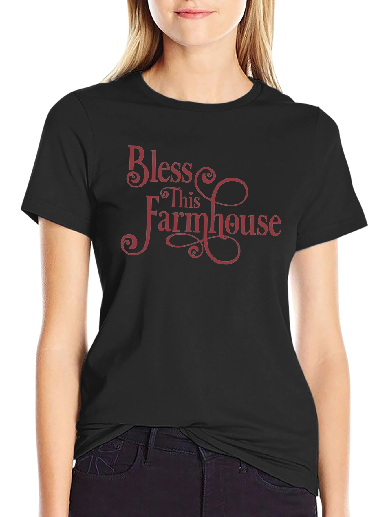 Bless This Farmhouse Graphic T-Shirt - Soft Cotton Tee