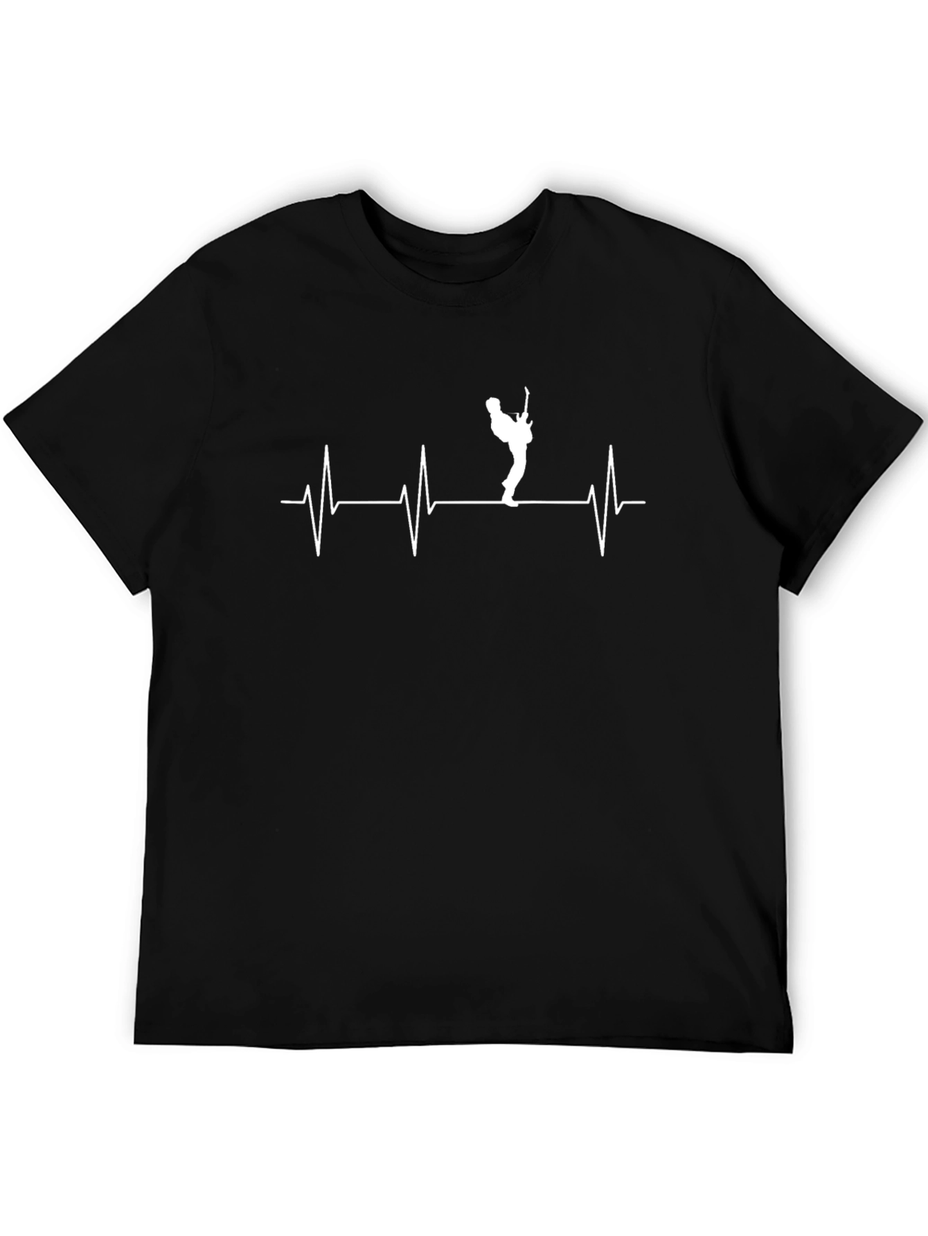 Guitar Heartbeat T-Shirt - Musicians Pulse