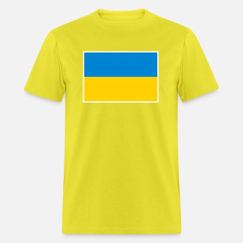Ukraine Flag With Ukrainian National Colors