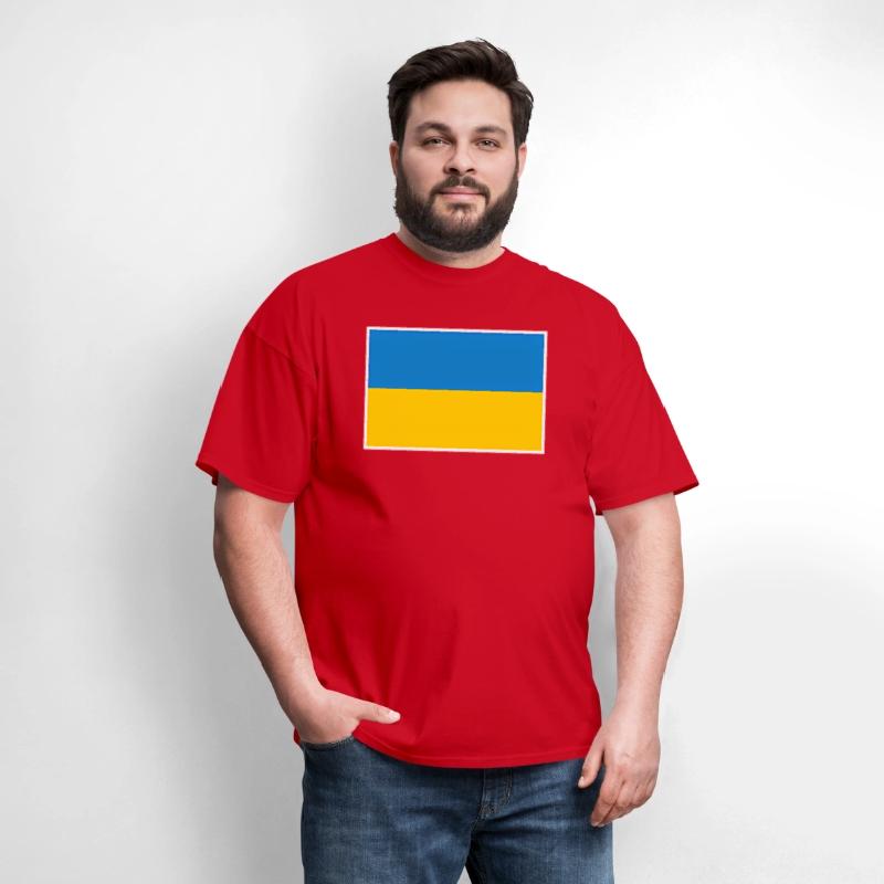 Ukraine Flag With Ukrainian National Colors