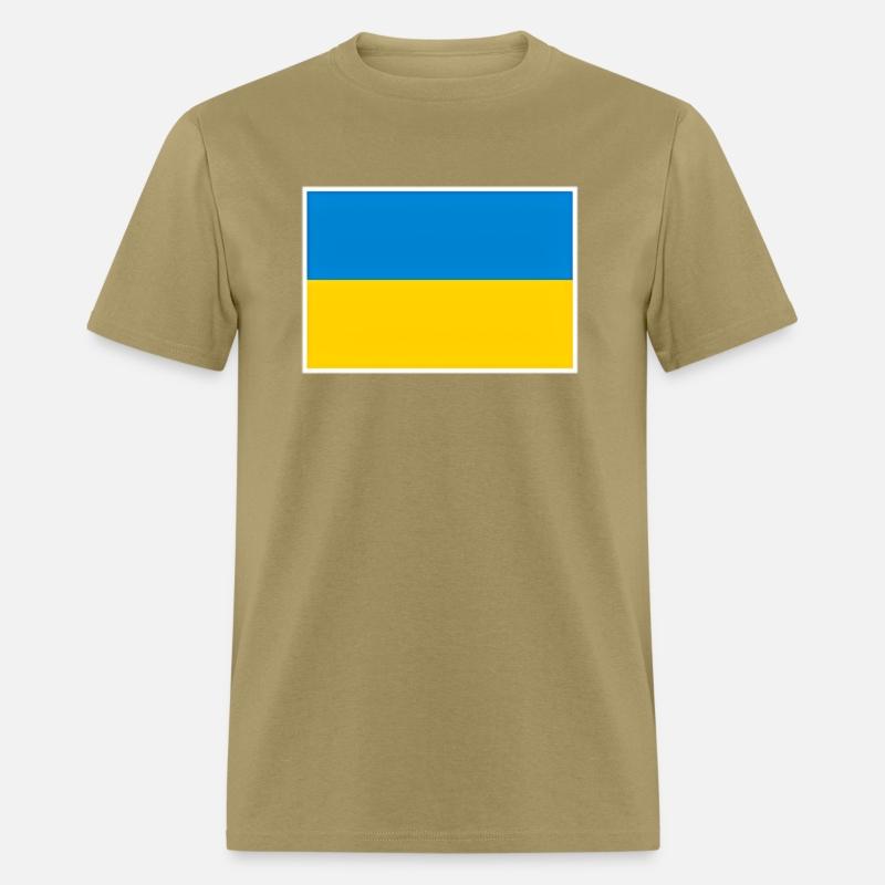 Ukraine Flag With Ukrainian National Colors