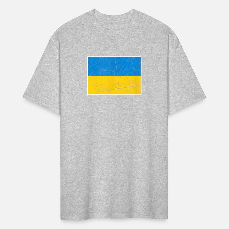 Ukraine Flag With Ukrainian National Colors