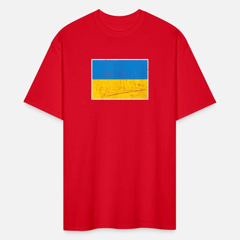 Ukraine Flag With Ukrainian National Colors