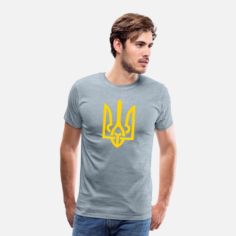 Ukraine Trident Symbol Middle Ukrainian Zeleny