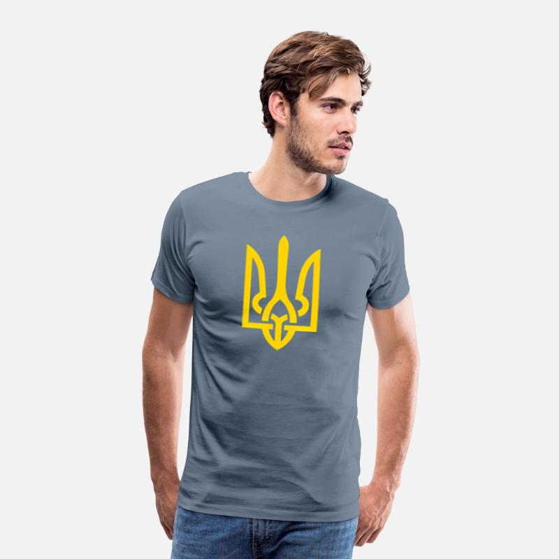 Ukraine Trident Symbol Middle Ukrainian Zeleny