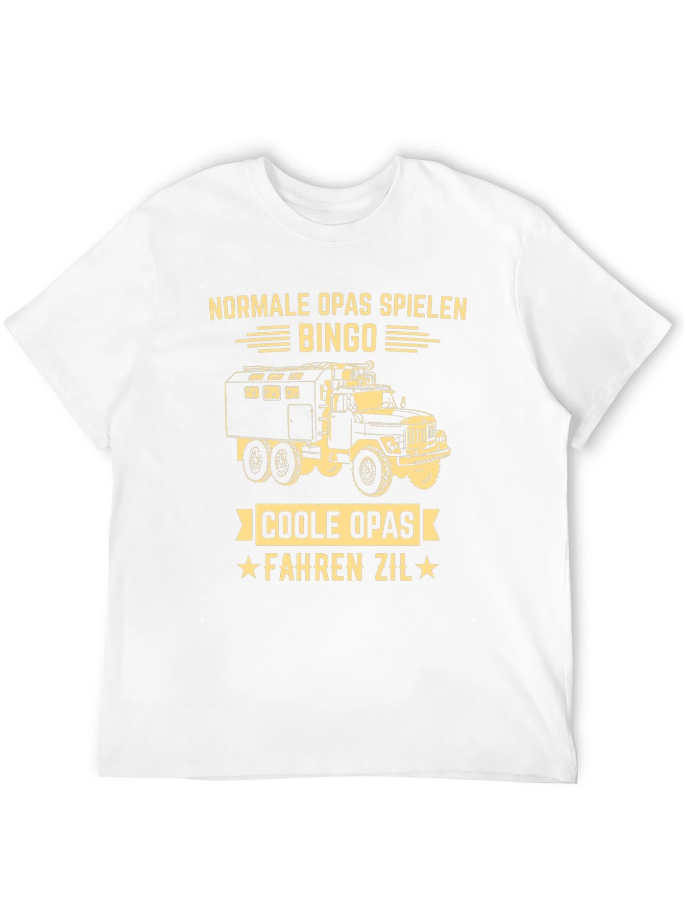 Cool Grandpas Drive Zil Truck Graphic T-Shirt