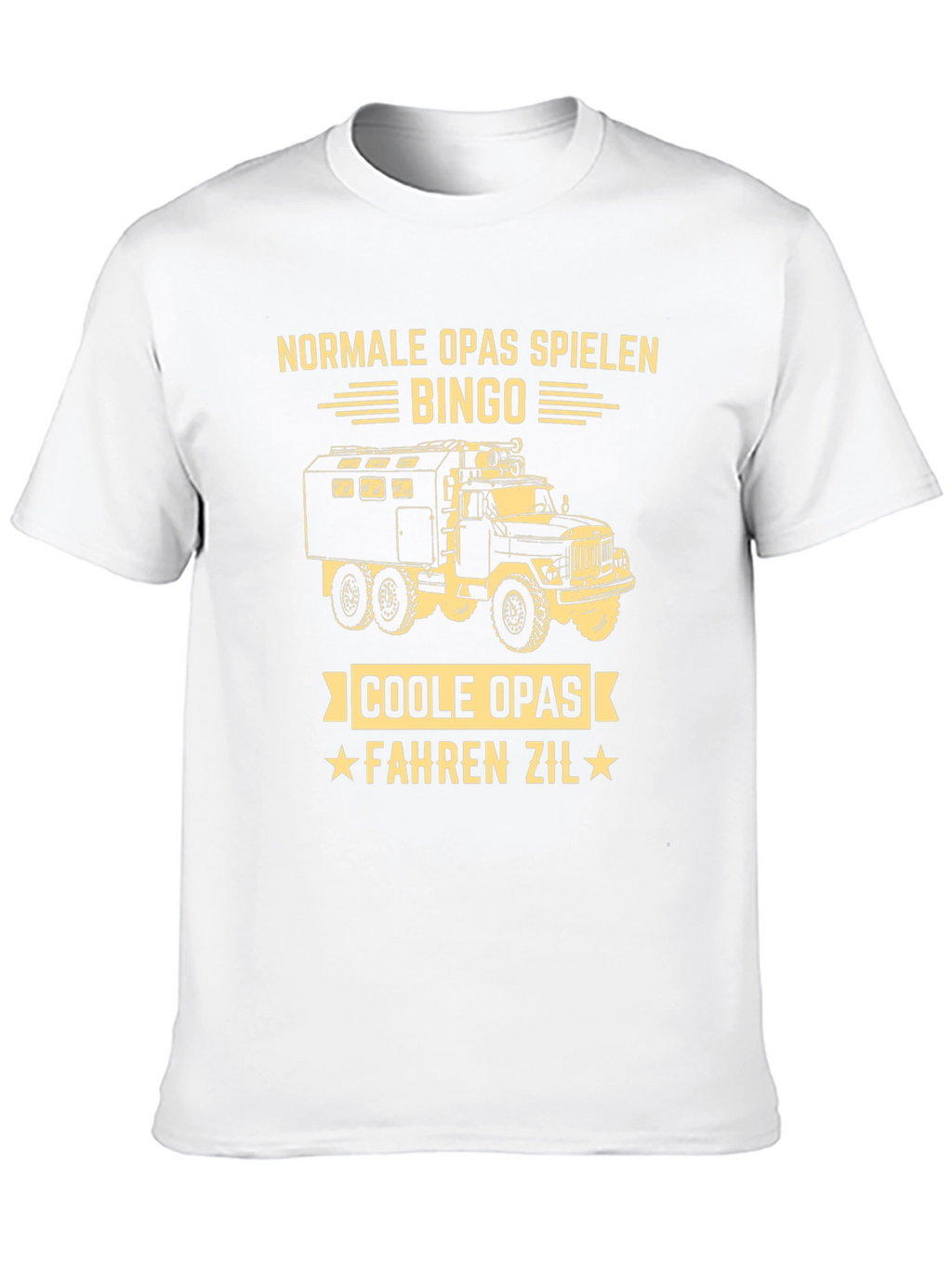 Cool Grandpas Drive Zil Truck Graphic T-Shirt