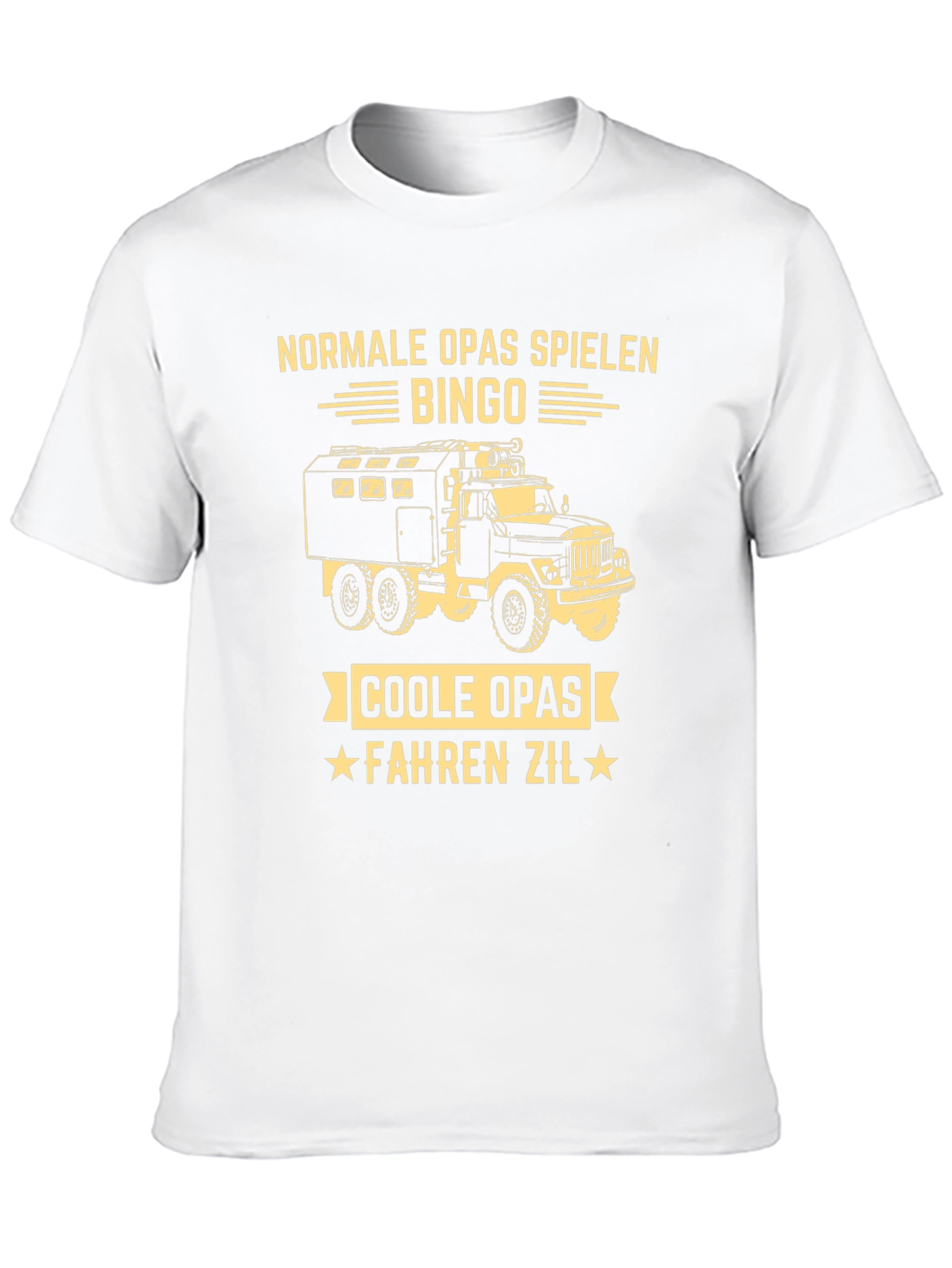 Cool Grandpas Drive Zil Truck Graphic T-Shirt