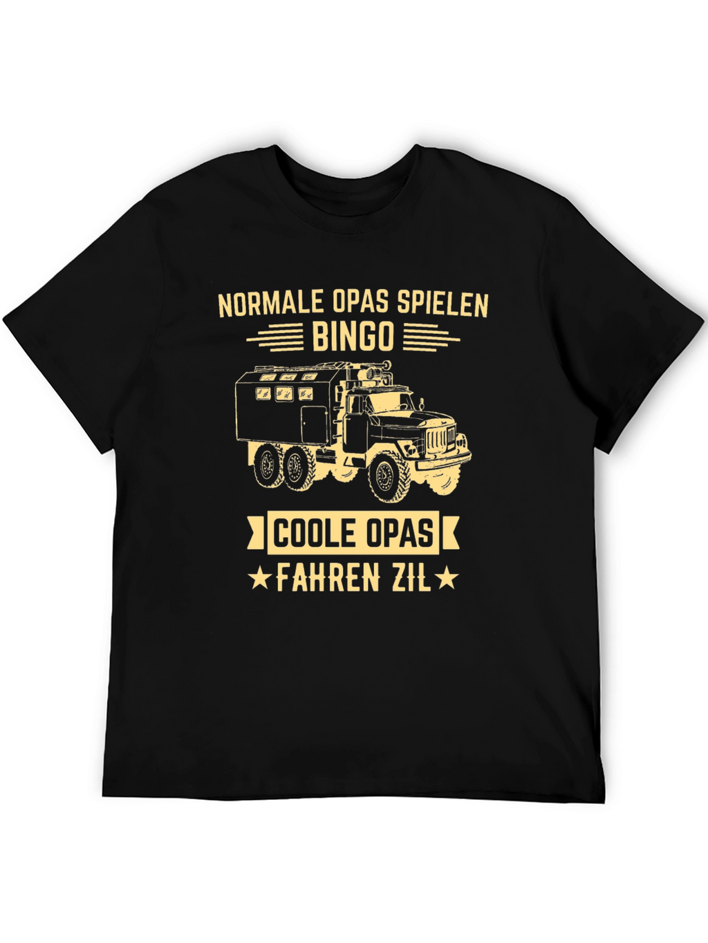 Cool Grandpas Drive Zil Truck Graphic T-Shirt