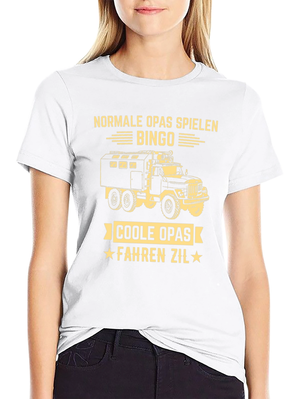 Cool Grandpas Drive Zil Truck Graphic T-Shirt