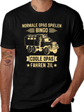 Cool Grandpas Drive Zil Truck Graphic T-Shirt