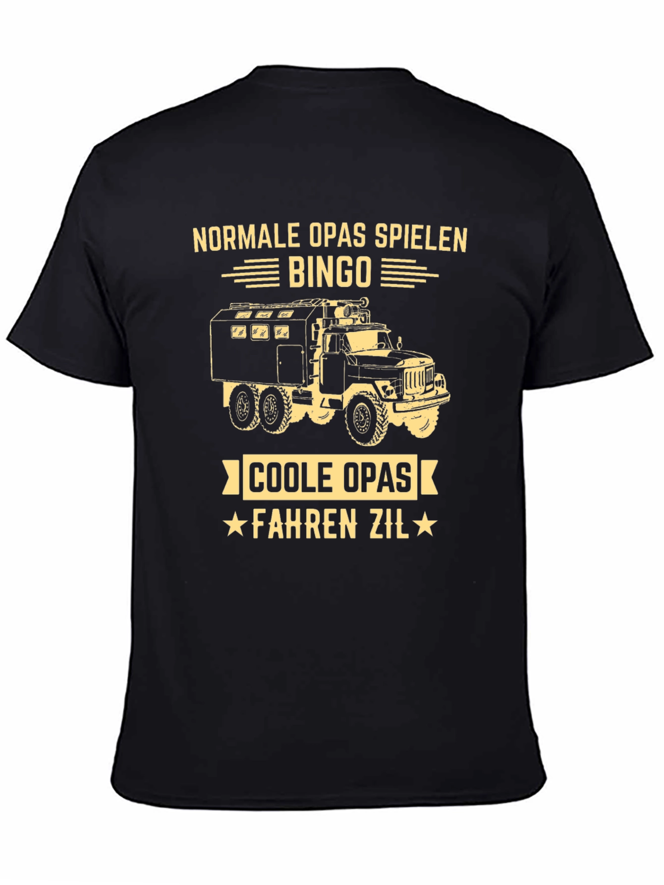 Cool Grandpas Drive Zil Truck Graphic T-Shirt