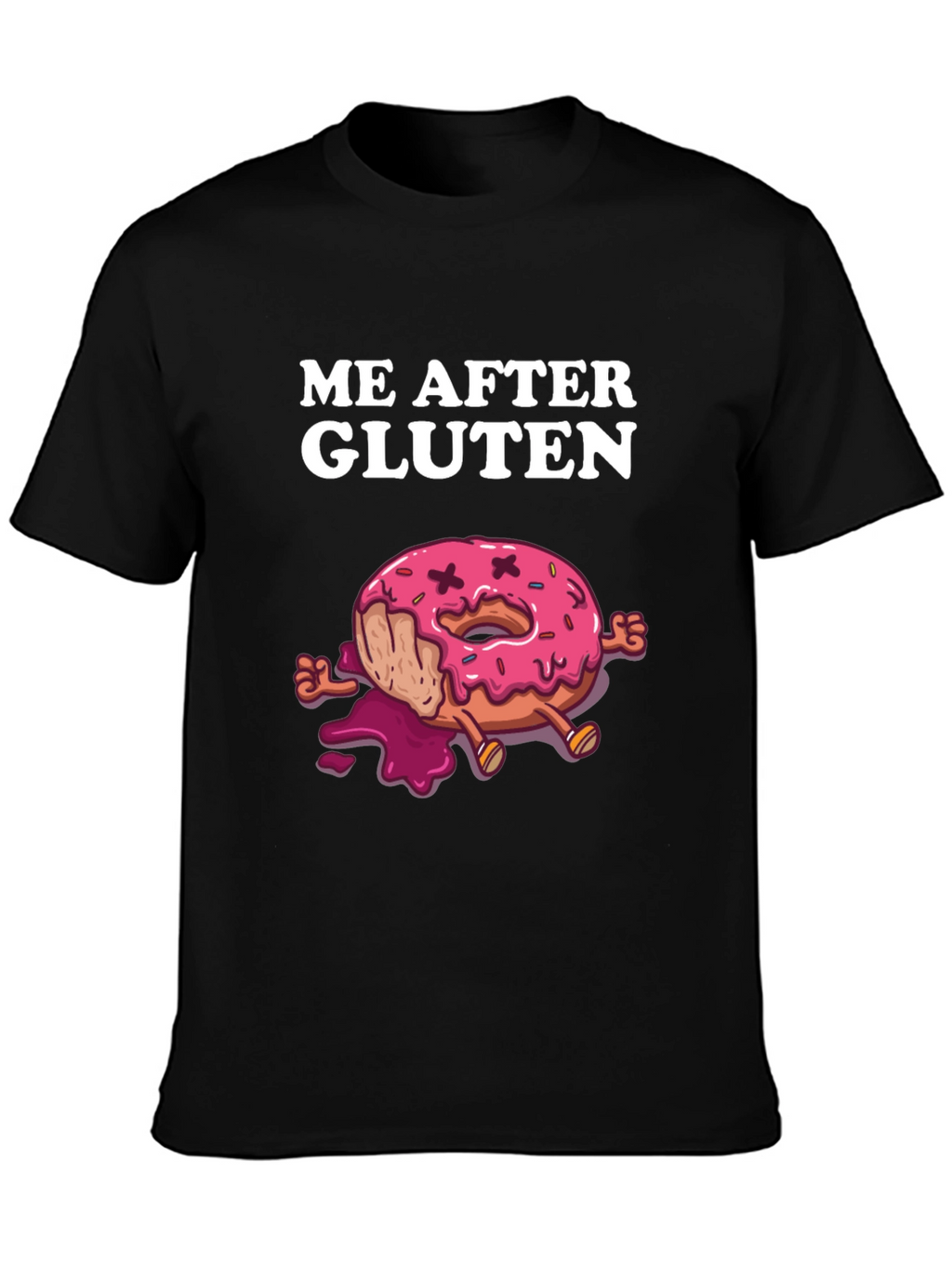Me After Gluten T-Shirt - Funny Donut Design