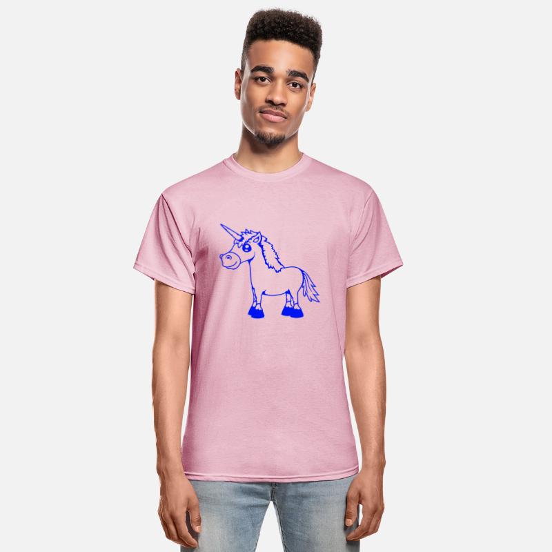 Unicorn Pink Cute Pretty Friendly Cartoon Horse