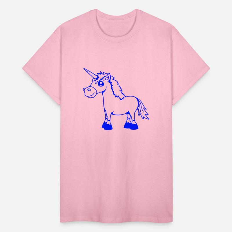 Unicorn Pink Cute Pretty Friendly Cartoon Horse