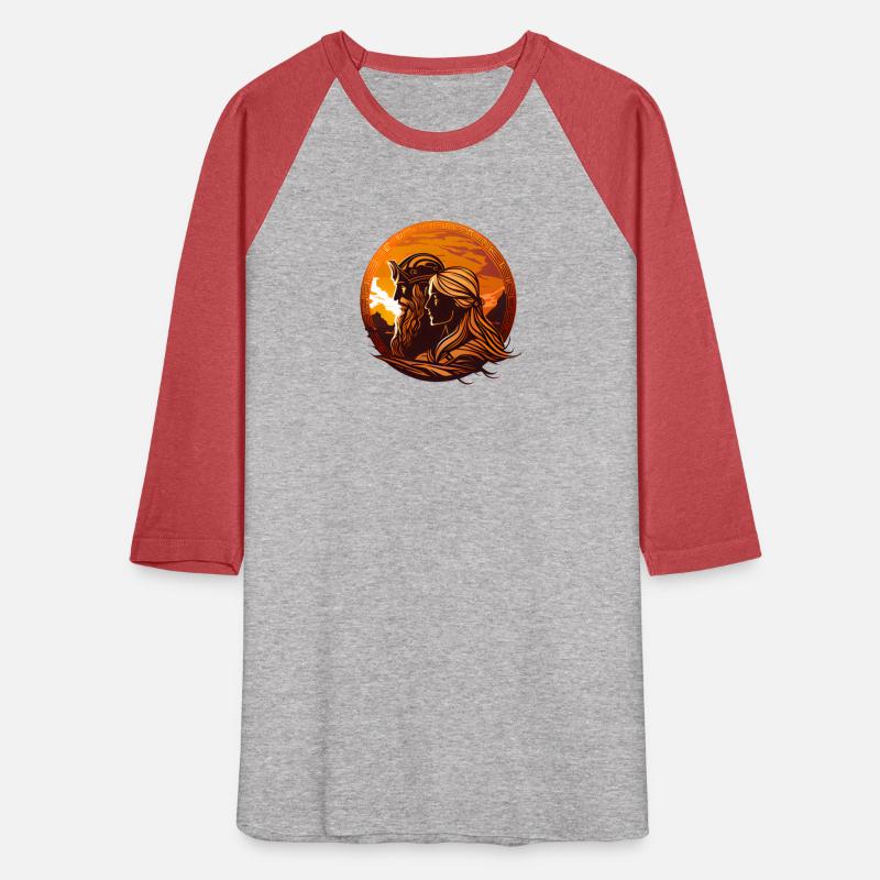 United strength: The Viking lovers look beautiful