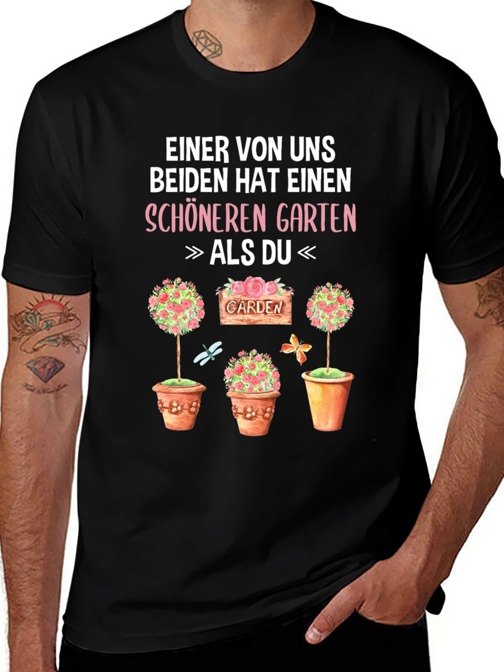 Funny Gardener T-Shirt - Better Garden Than You!
