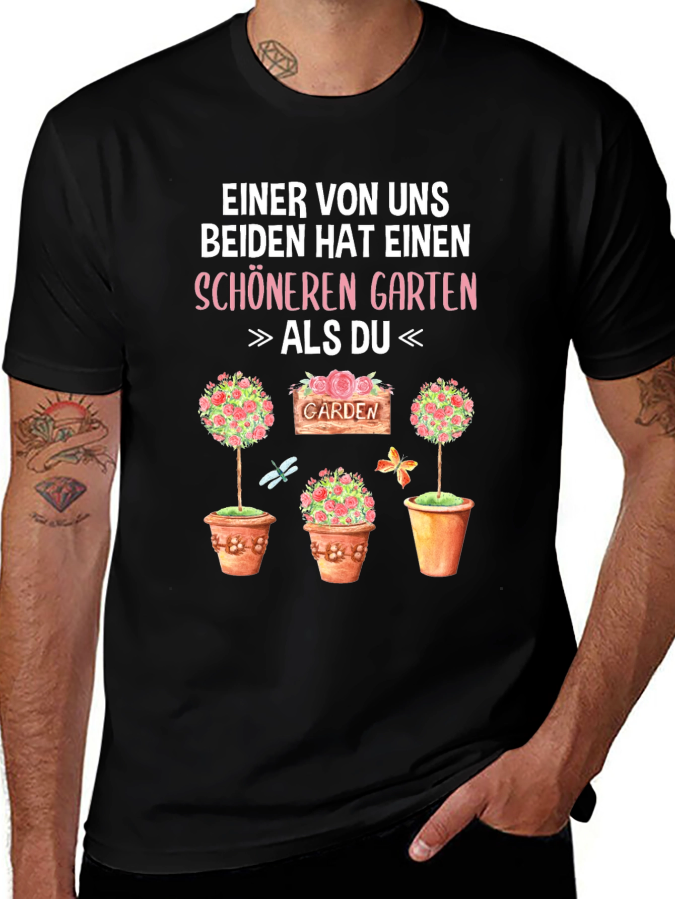 Funny Gardener T-Shirt - Better Garden Than You!