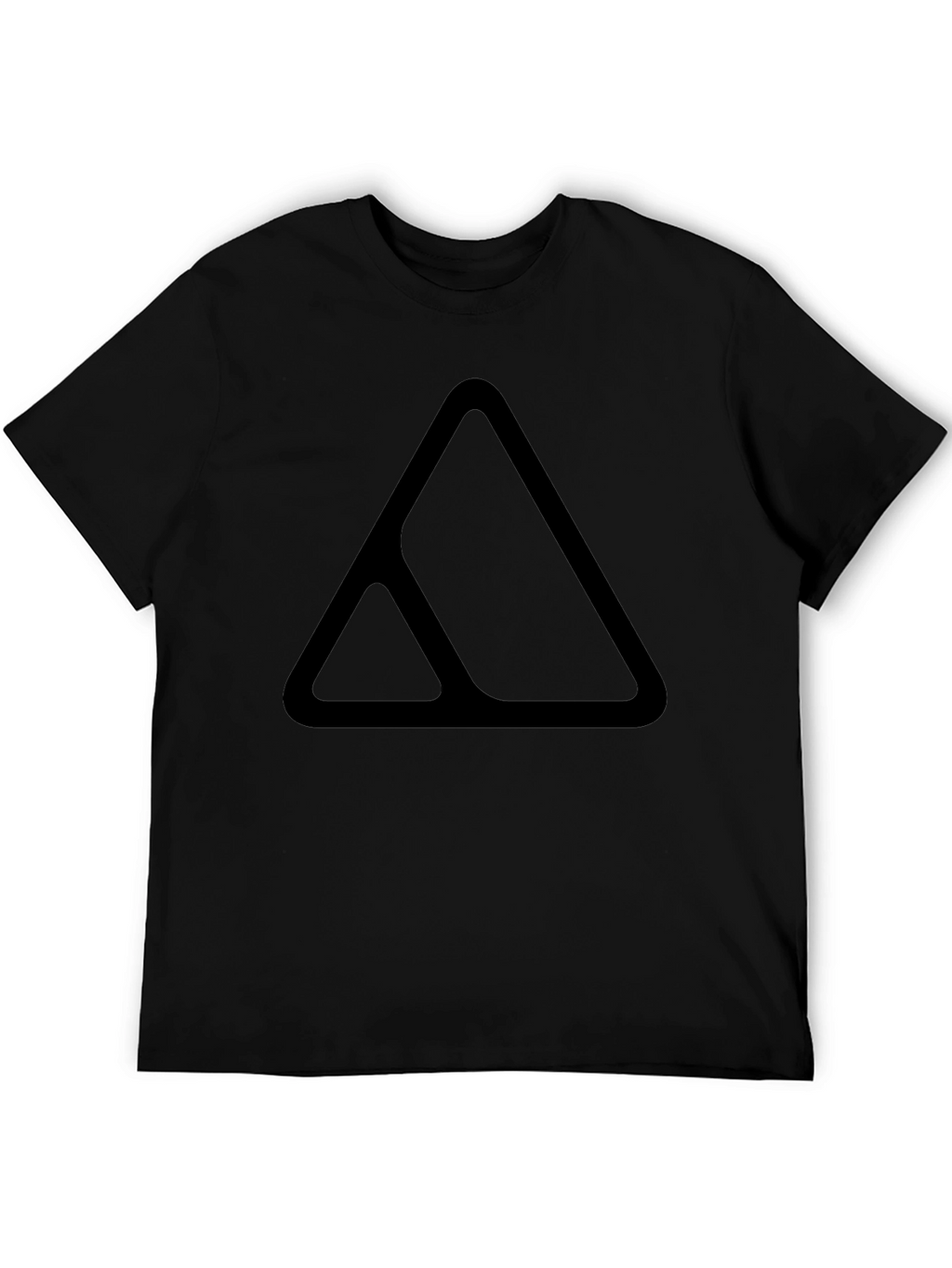Modern Minimalist Black Graphic Tee
