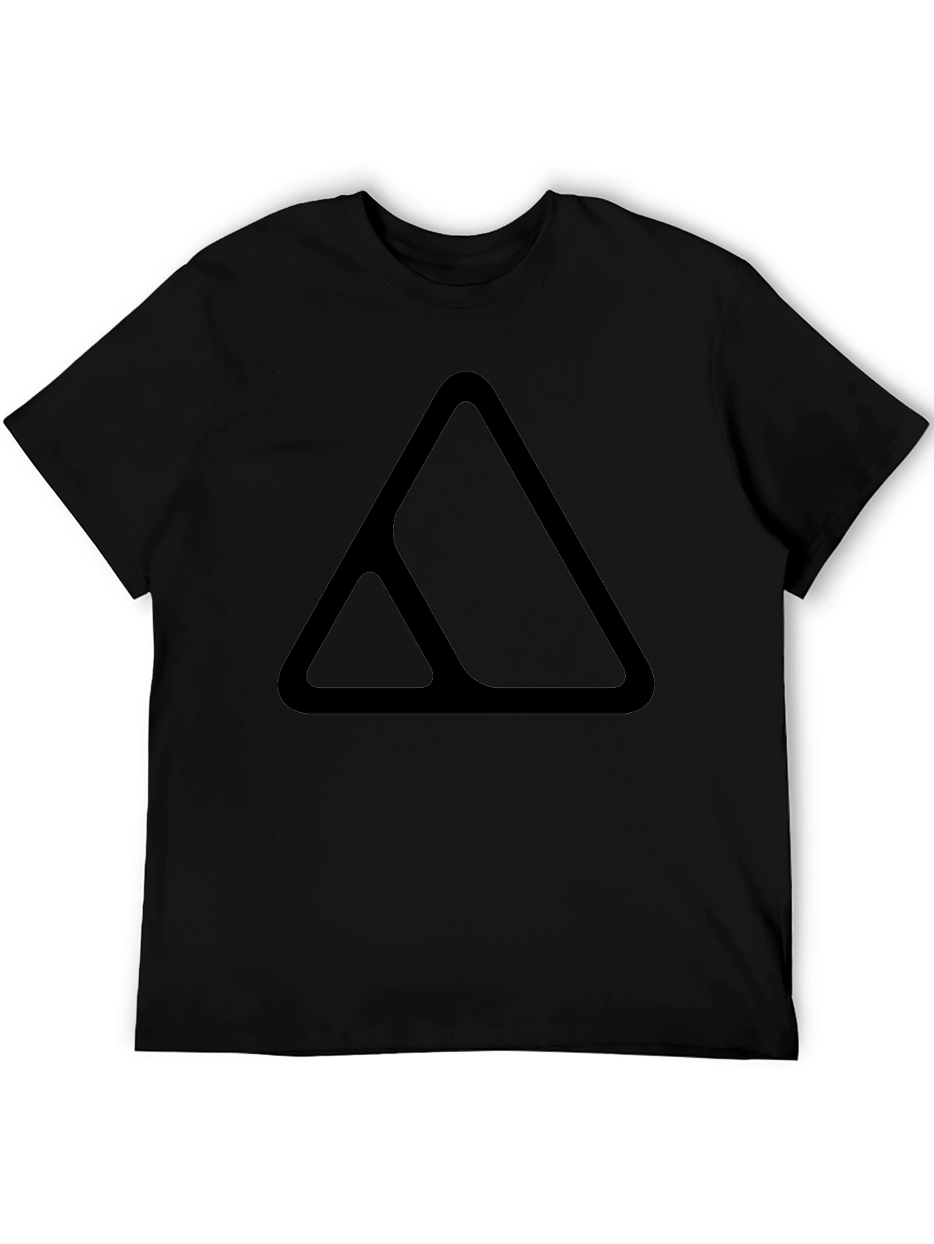 Modern Minimalist Black Graphic Tee